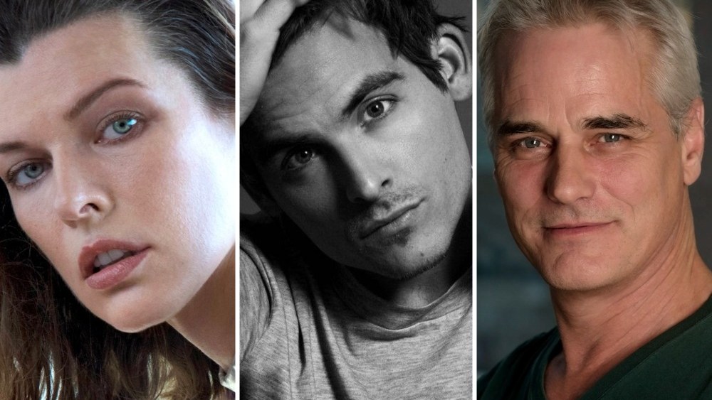Milla Jovovich en Kevin Zegers op het ijs voor Heated Rivalry seizoen 2